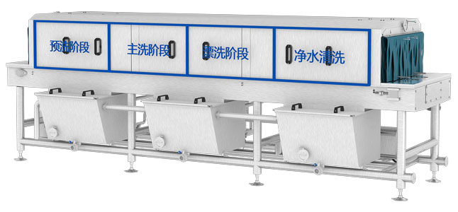 環(huán)速容器滅菌清洗機-各清洗階段